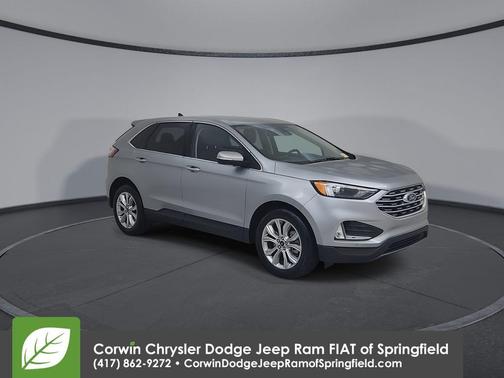 Silver Metallic 2024 Ford Edge Titanium