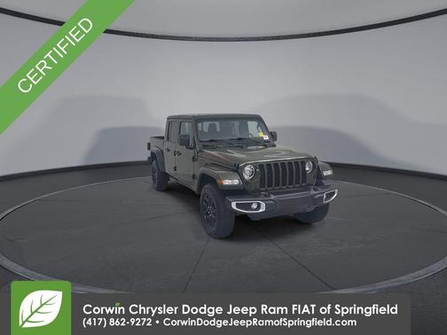 Sarge Green Clearcoat 2023 Jeep Gladiator Sport
