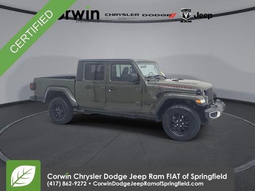 Sarge Green Clearcoat 2023 Jeep Gladiator Sport