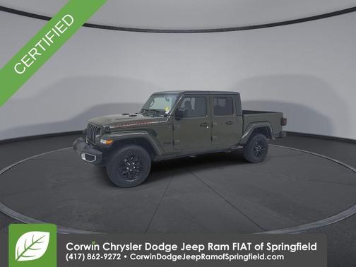 Sarge Green Clearcoat 2023 Jeep Gladiator Sport