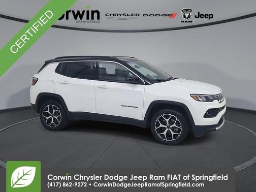 Bright White Clearcoat 2025 Jeep Compass Limited