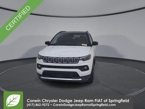 Bright White Clearcoat 2025 Jeep Compass Limited