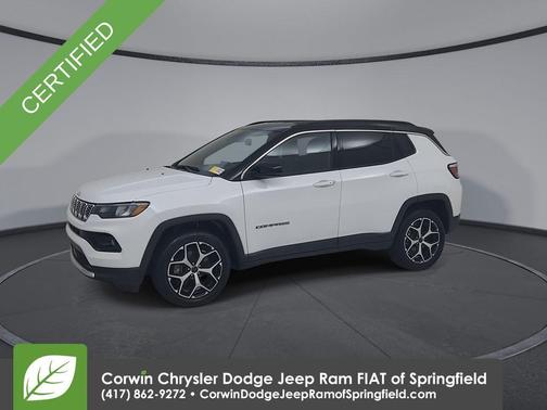 Bright White Clearcoat 2025 Jeep Compass Limited