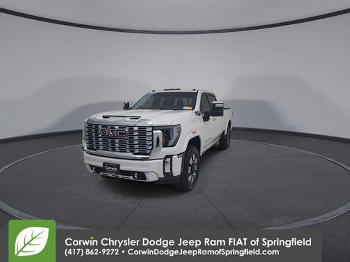 White Frost Tri-Coat 2024 GMC Sierra 2500 Denali