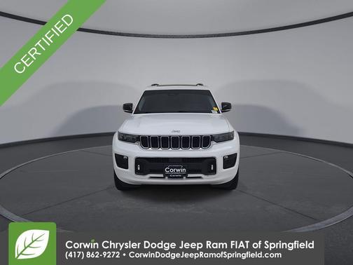 Bright White Clearcoat 2023 Jeep Grand Cherokee L Overland