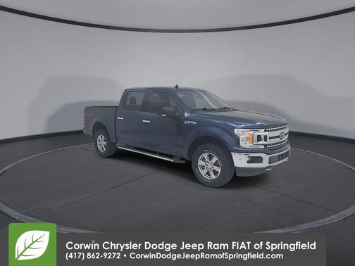 Blue 2020 Ford F-150 XLT