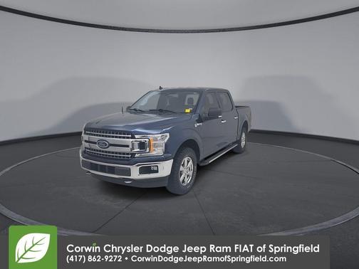 Blue 2020 Ford F-150 XLT