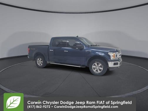 Blue 2020 Ford F-150 XLT