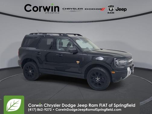 Shadow Black 2025 Ford Bronco Sport Badlands