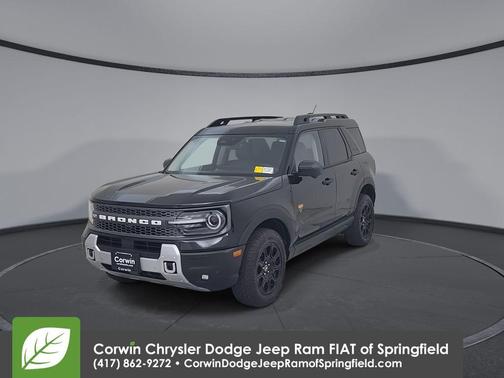 Shadow Black 2025 Ford Bronco Sport Badlands
