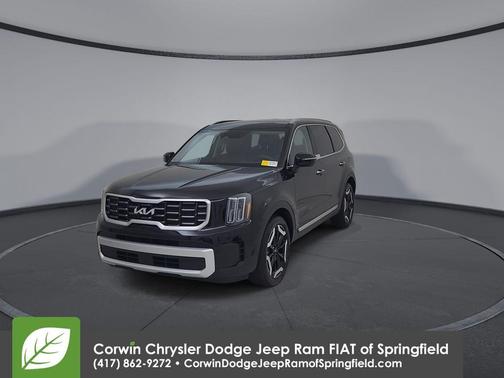 Ebony Black 2025 Kia Telluride S