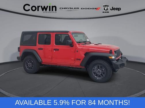 Firecracker Red Clearcoat 2026 Jeep Wrangler Sport