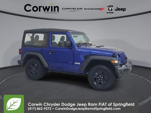 Ocean Blue Metallic 2018 Jeep Wrangler Sport
