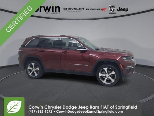 Velvet Red Pearlcoat 2023 Jeep Grand Cherokee Limited