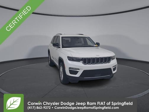 Bright White Clearcoat 2023 Jeep Grand Cherokee Limited