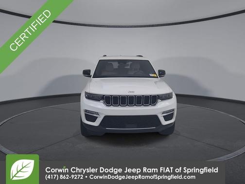 Bright White Clearcoat 2023 Jeep Grand Cherokee Limited