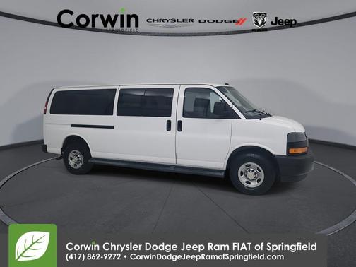 Summit White 2023 Chevrolet Express 3500 LS