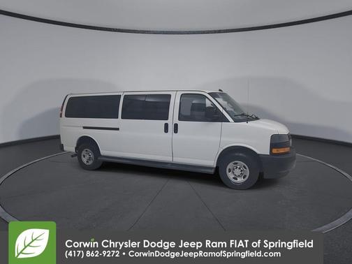 Summit White 2023 Chevrolet Express 3500 LS
