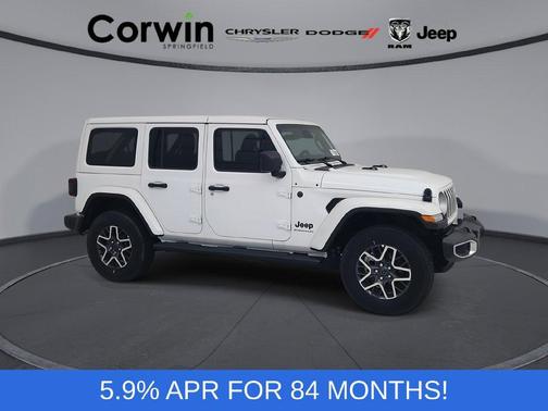 Bright White Clearcoat 2026 Jeep Wrangler Sahara