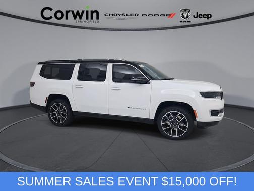 Bright White Clearcoat 2025 Jeep Wagoneer L Series III