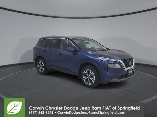 Caspian Blue 2021 Nissan Rogue SV
