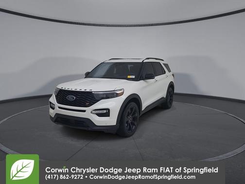 White Metallic 2020 Ford Explorer ST