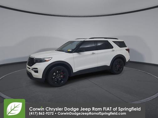 White Metallic 2020 Ford Explorer ST