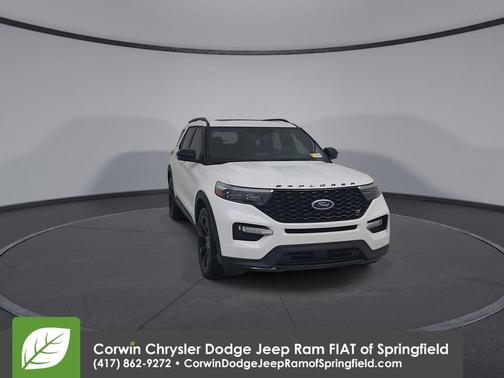 White Metallic 2020 Ford Explorer ST