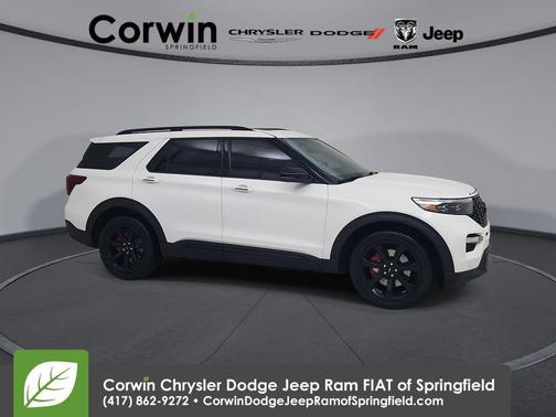 White Metallic 2020 Ford Explorer ST