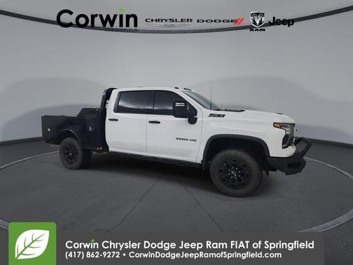 Summit White 2024 Chevrolet Silverado 3500 LTZ