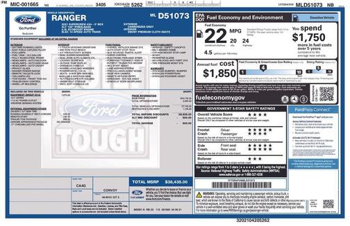 Gray Metallic 2021 Ford Ranger XLT