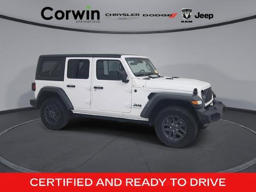 Bright White Clearcoat 2024 Jeep Wrangler Sport