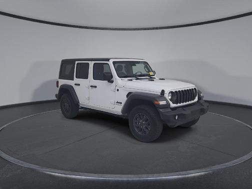 Bright White Clearcoat 2024 Jeep Wrangler Sport