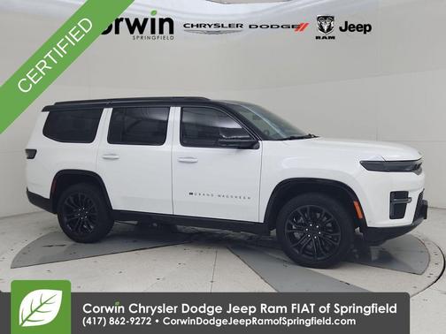 Bright White Clearcoat 2026 Jeep Grand Wagoneer Summit Obsidian