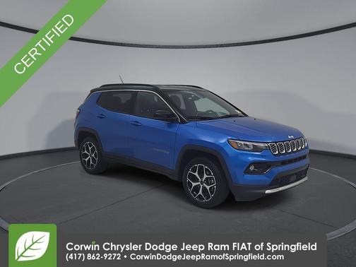 Hydro Blue Pearlcoat 2025 Jeep Compass Limited