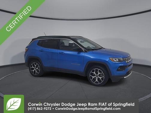 Hydro Blue Pearlcoat 2025 Jeep Compass Limited