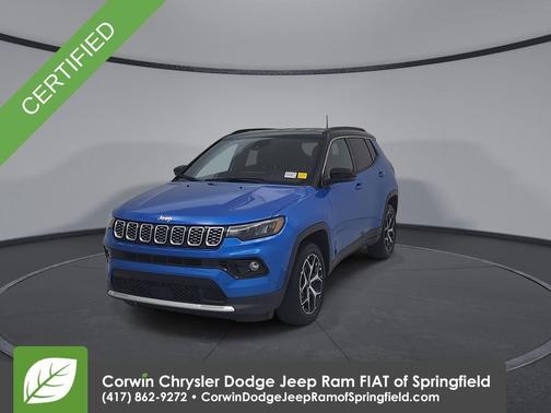 Hydro Blue Pearlcoat 2025 Jeep Compass Limited