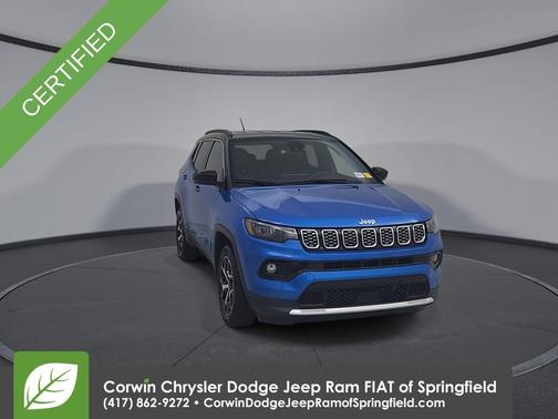 Hydro Blue Pearlcoat 2025 Jeep Compass Limited