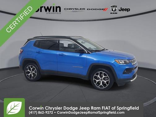 Hydro Blue Pearlcoat 2025 Jeep Compass Limited