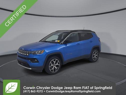 Hydro Blue Pearlcoat 2025 Jeep Compass Limited