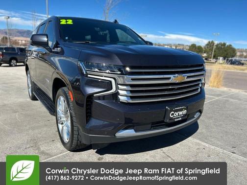 Dark Ash Metallic 2022 Chevrolet Tahoe High Country