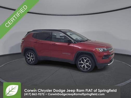 Red 2025 Jeep Compass Limited