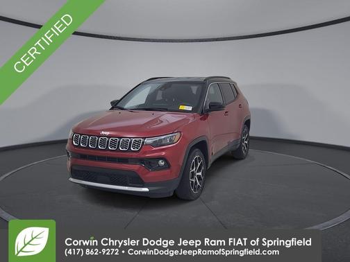 Red 2025 Jeep Compass Limited