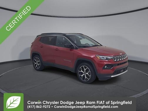 Red 2025 Jeep Compass Limited
