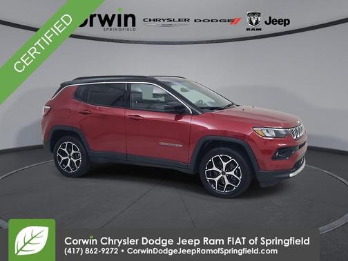 Red 2025 Jeep Compass Limited