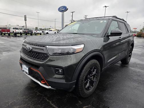 FORGED GREEN METALLIC 2023 Ford Explorer TIMBERLINE