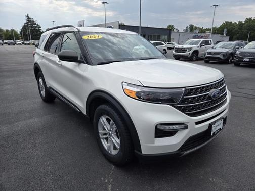 STAR WHITE MET TRI-COAT 2024 Ford Explorer XLT