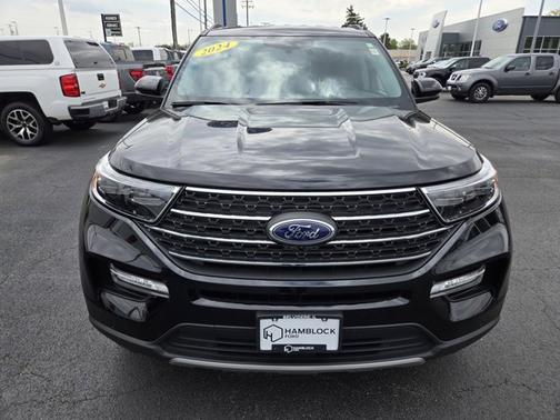 AGATE BLACK METALLIC 2024 Ford Explorer XLT