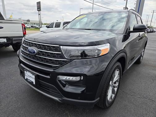 AGATE BLACK METALLIC 2024 Ford Explorer XLT