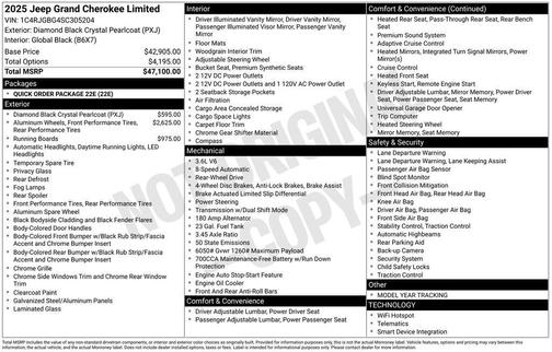 2025 Jeep Grand Cherokee Limited